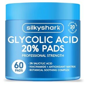 Silkyshark Glycolic Acid 20% Pads